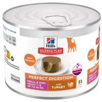 Hill's Pet Nutrition Adult Perfect Digestion Small & Mini Mousse mit Truthahn Hunde-Nassfutter