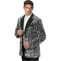 Chaks Pailletten Jackett - Silber