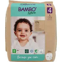 Abena Bambo Nature Gr. 4 7-14 kg Papier Verpackung, 144 Stück