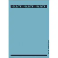 Leitz Rückenschilder lang, PC-beschriftbar, Rückenbreite 80 mm, selbstklebend 75 St., blau