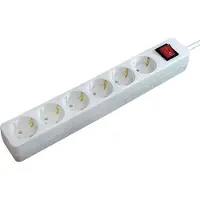 Brennenstuhl 1550620416, 1.4 m, Weiß, Weiß, 230 V
