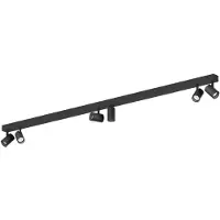 Wever & Ducre WEVER DUCRÉ LED-Deckenstrahler Ceno 6.0, schwarz, 2.700 K dimmbar, schwarz, für Wohn- / Esszimmer, Aluminium, Modern, Downlights