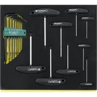 Stahlwille TORX Schraubendreher-Satz TCS 10769/10771/10 Bereich T9-T50 17 St.