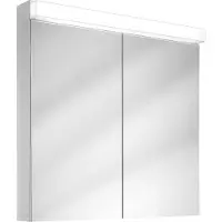 Schneider Spiegelschrank LOW 80/2/LED, 4000K, weiss, CH Modell, 151.280.01.02 151.280.01.02