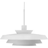 Dyberg Larsen DL44 Pendel White - , DL44, dimmbar, Weiß, für Wohnzimmer, Metall, Design