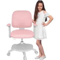 Adler Ergonomischer Drehstuhl Für Kinder Junior 5.0 Pink