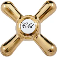 RAV Spültischarmatur MORAVA RETRO schwenkbar in Gold SLEZAK
