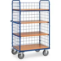 Fetra 8412-1, Rechteckig, Blau, Holz, Holz, Stahl, 1169 mm, 709 mm