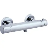 RAV SLEZAK Thermostat Wandduschenmischer aus Chrom Ihre Auswahl: Ohne Handbrause,