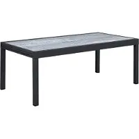 HABITAT ET JARDIN Gartentisch ausziehbar aus Aluminium "Lagos" - 200/320 x 105 x 76 cm - Grau