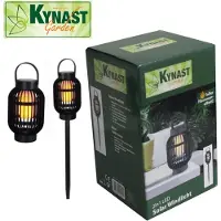 Kynast Exclusiv Ø 13 cm Solar Tischlampe 2in1 mit Flammeneffekt