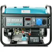Könner&Sohnen 6500 W Gas- u. Benzin-Generator Stromaggregat Stromerzeuger KS 9000EG 1x16A 132