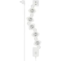 Hama 223190 5 Steckdosen Mit Schalter Mehrfachsteckdose 1.4 M