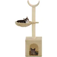 vidaXL "WINTER SALE" Katzen-Kratzbaum mit Sisal-Kratzsäulen 105 cm Beige - Kratzbäume NEU5511552