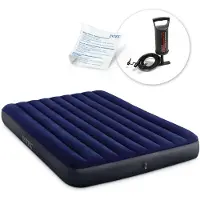 Intex Aufblasbare Matratze 203x152x25 cm mit Kolbenpumpe 64759