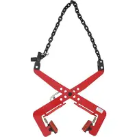StarTech.com Ziehklemme für Paletten - Kettenausführung - Max. Zugkraft 350 kg - Verstellbare Maulöffnung 30–51 cm - Legierter Stahl - Gummiauflagen