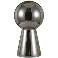 Ideal Lux Birillo mundgeblasene Glas Tischleuchte 55cm Rauch