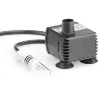 Pontec 57502 PondoCompact 300iL - Indoor-Statuenbrunnenpumpe, kompakte Brunnenpumpe für Fontänen und Wasserspiel, inklusive Eco-Halogenleuchte, Grau