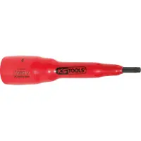 Ks Tools 3/8' Bit-Stecknuss mit Schutzisolierung für Vielzahn(XZN)-Schrauben, M10 ( 117.3894 )