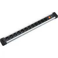 Bachmann CONNECTUS Steckdosenleiste 9x Schutzkontakt, Kunststoff, mit Schalter, 2,0m
