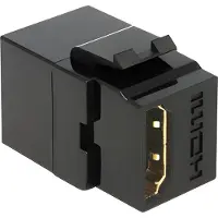 DeLOCK 86366, Schwarz, HDMI, HDMI, 29,7 mm, 16,8 mm, 21,9 mm