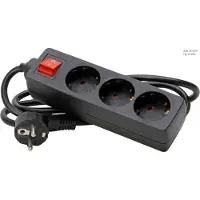 Kopp 129715009 Innenraum 3AC outlet(s) 1.4m Schwarz