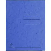 Exacompta 25 Schnellhefter Karton blau DIN A4