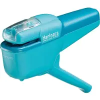 KOKUYO Harinacs SLN-MSH110LB Heftgerät, japanisches Heftgerät, Hellblau, bis zu 10 Papiere