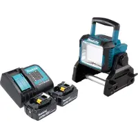 Makita DEADML 811 ST Akku Baustrahler 14,4 / 18 V 3000 lm LED + 2x Akku 5,0 Ah + Ladegerät