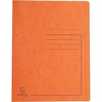 Exacompta 25 Schnellhefter Karton orange DIN A4