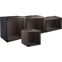 EFB Elektronik EFB 19" 12HE Wandgeh. Basic, Tiefe 450mm, unmontiert,schwarz