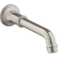 Hansgrohe Wanneneinlauf Axor Montreux Ausladung 166-220mm, Edelstahl-Optik