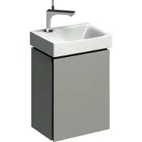 Geberit GE Xeno2 Unterschrank f. Handwaschbecken mit einer Tür, 38x52,5x26,5cm, greige