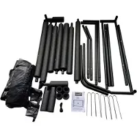 Leantoys Lean Fußballtor Tragbar Für Kinder Metall 300×200×120Cm