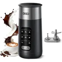 Dreo Elektrischer Milchaufschäumer 8-in-1 für Kaffeegetränke