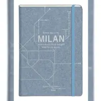 Clairefontaine 5x Jeans métro, Notizbuch mit festem Einband A5, 48 Blatt liniert, mit dehnbarer Tasche, sortiert - Jeansblau 83537C