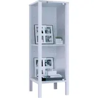 VCM Glasvitrine Jensol mit ESG Glas stehend