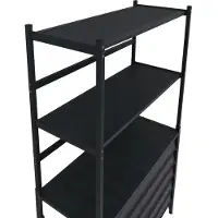 Mendler Aluminium Verkleidung für Klimaanlage/Wärmetauscher MCW-P95, Abdeckung Schutzgitter Regal 163x90x38cm anthrazit