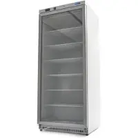 Maxima Gefrierschrank - 600L - Weiß - mit Glastür
