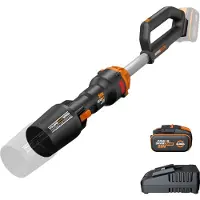 WORX WG543E, Handgehaltenes Gebläse, 209 km/h, 696 m³/h, Aluminium, Schwarz, Orange, 18 V, Lithium-Ion (Li-Ion)