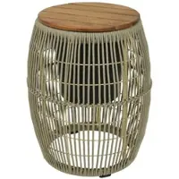MARELIDA Beistelltisch Gartentisch mit Behälter H: 49cm in beige | Gr.: onesize