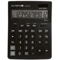 Olympia Tischrechner »LCD 412« schwarz, 15.4x3.3x20.2 cm