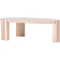Ebuy24 Kres Couchtisch goldfarben, pink.