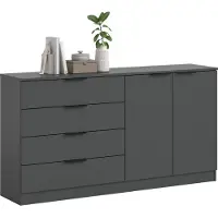 Ebuy24 xonox.home Kopenhagen Kommode (B/H/T: 148x80x35 cm) anthrazit