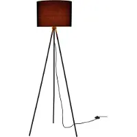 Lux.pro Stehleuchte [H:155cm] Stehlampe Standleuchte Bodenlampe Lampe Schwarz []