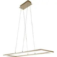 FABAS LUCE Bard LED-Deckenpendelleuchte 52W 3394-45-225 Mattgold