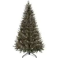 Springos Künstlicher Weihnachtsbaum Premium Fichte 210 cm Spritzguss 3D-Weihnachtsbaum Christbaum Rotfichte inkl. Metallständer