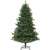 Northio Künstlicher Weihnachtsbaum, 180 cm Christbaum mit 818 Spitzen, Schnellaufbau Klappsystem, Stahlständer, für Weihnachten Deko, Indoor, Grün