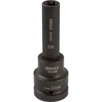 Ks Tools 1" Kraft-Stecknuss E-Torx, lang