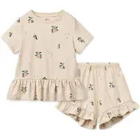 Liewood Ilford Pyjama 2-teilig, Peach Mini/Sea Shell, 122-128